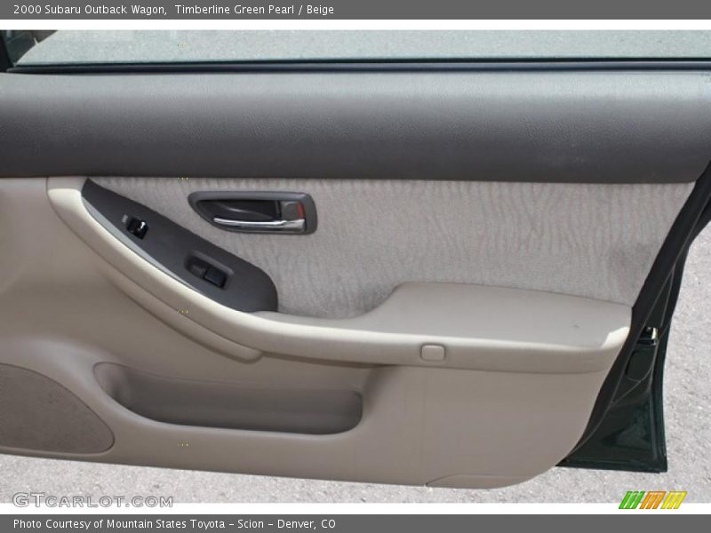 Timberline Green Pearl / Beige 2000 Subaru Outback Wagon
