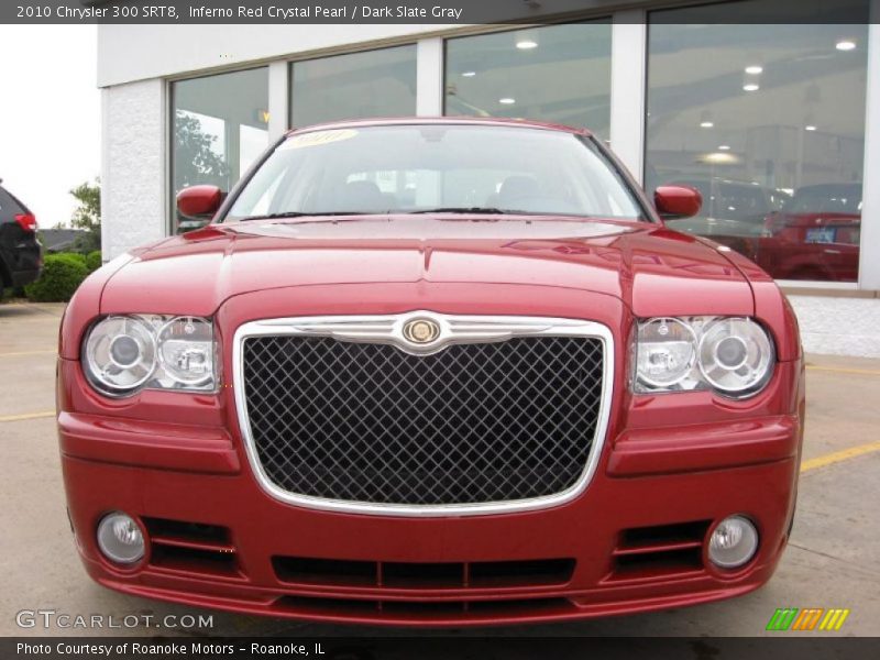 Inferno Red Crystal Pearl / Dark Slate Gray 2010 Chrysler 300 SRT8