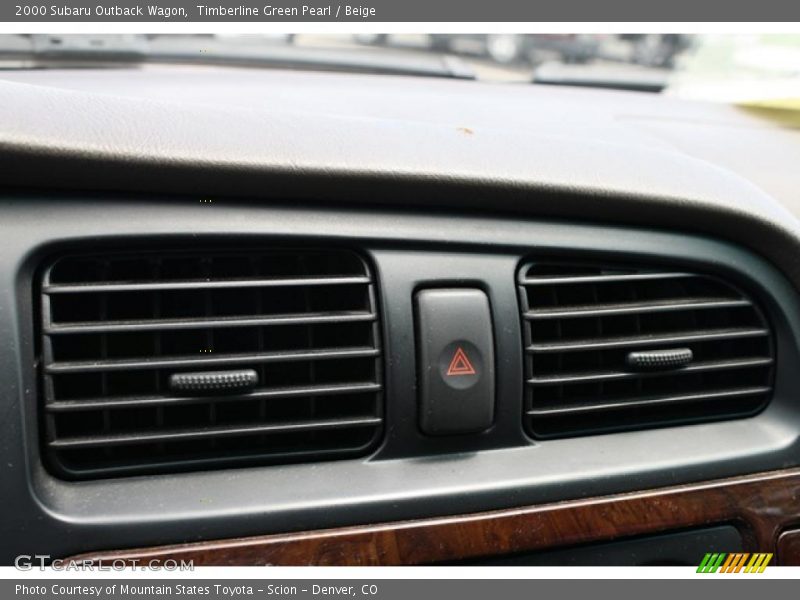 Timberline Green Pearl / Beige 2000 Subaru Outback Wagon
