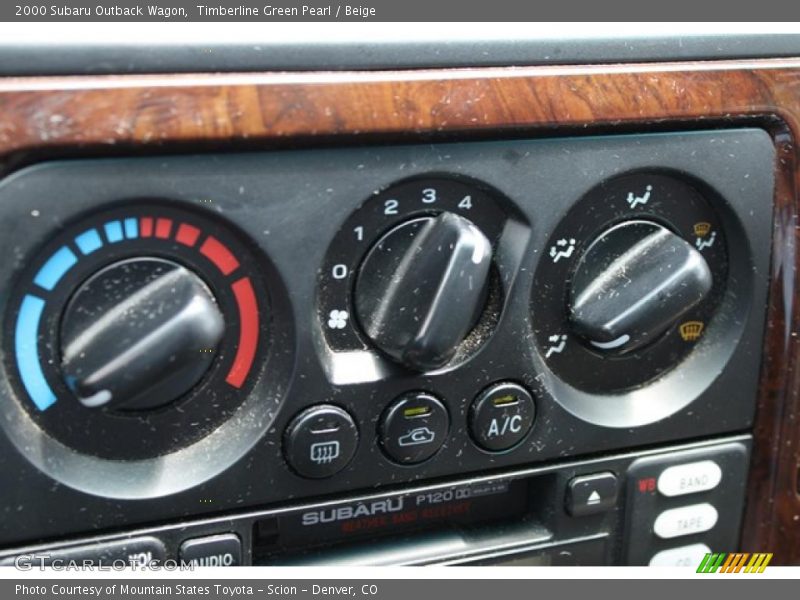 Timberline Green Pearl / Beige 2000 Subaru Outback Wagon
