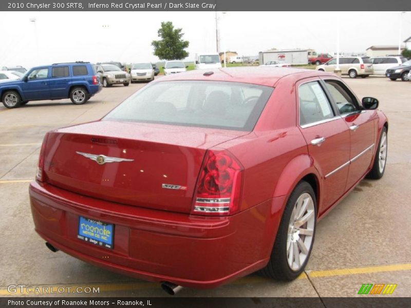 Inferno Red Crystal Pearl / Dark Slate Gray 2010 Chrysler 300 SRT8
