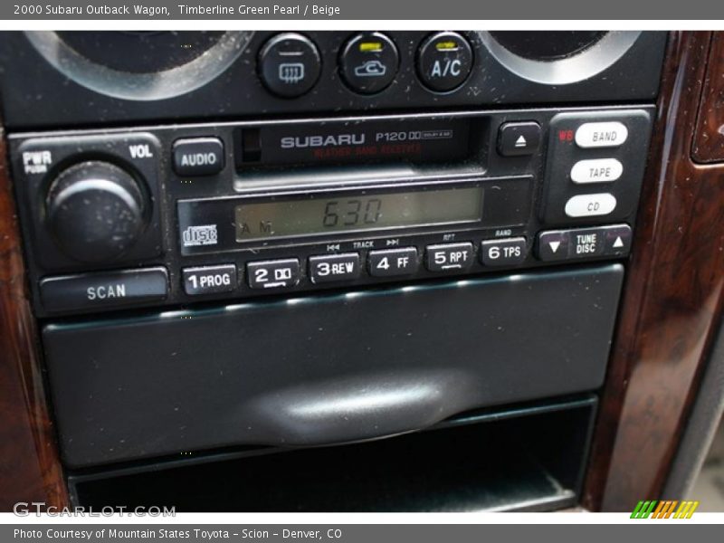 Timberline Green Pearl / Beige 2000 Subaru Outback Wagon