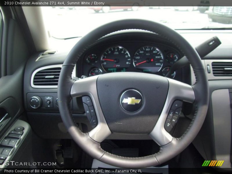 Summit White / Ebony 2010 Chevrolet Avalanche Z71 4x4