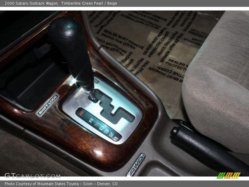 Timberline Green Pearl / Beige 2000 Subaru Outback Wagon