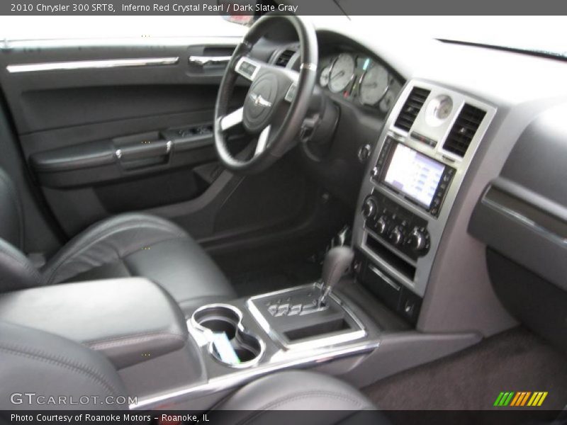 Inferno Red Crystal Pearl / Dark Slate Gray 2010 Chrysler 300 SRT8