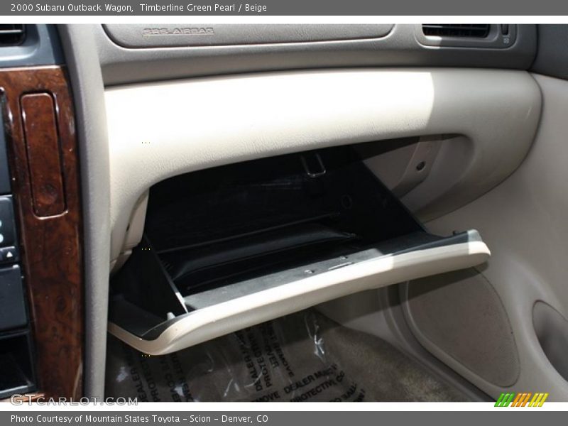 Timberline Green Pearl / Beige 2000 Subaru Outback Wagon