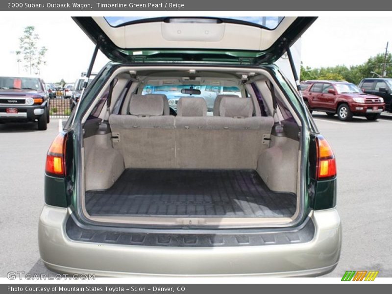 Timberline Green Pearl / Beige 2000 Subaru Outback Wagon