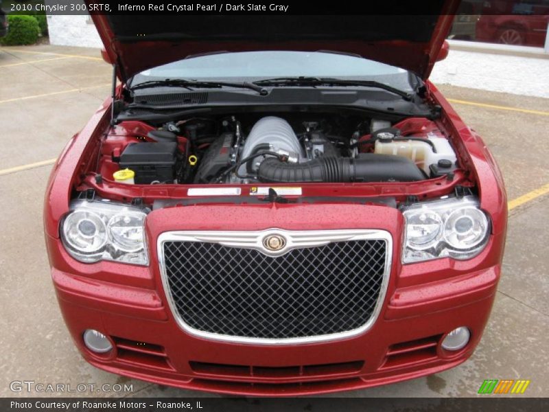 Inferno Red Crystal Pearl / Dark Slate Gray 2010 Chrysler 300 SRT8