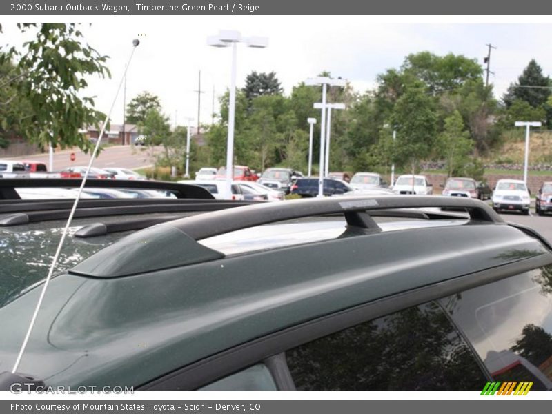 Timberline Green Pearl / Beige 2000 Subaru Outback Wagon