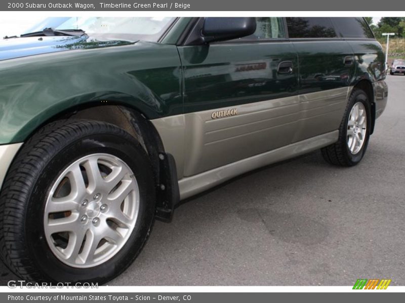 Timberline Green Pearl / Beige 2000 Subaru Outback Wagon