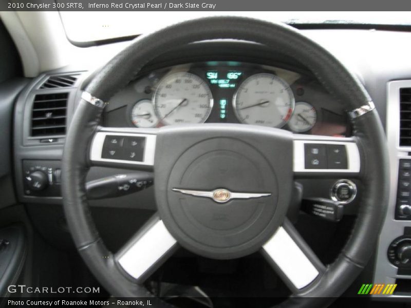 Inferno Red Crystal Pearl / Dark Slate Gray 2010 Chrysler 300 SRT8