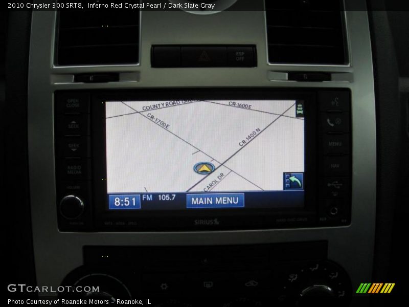 Navigation of 2010 300 SRT8