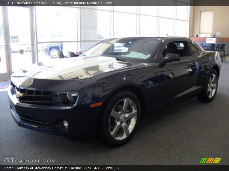 Imperial Blue Metallic / Black 2011 Chevrolet Camaro LT Coupe