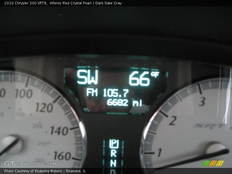 Inferno Red Crystal Pearl / Dark Slate Gray 2010 Chrysler 300 SRT8