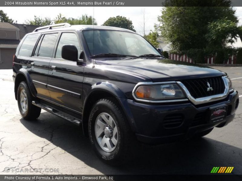 Memphis Blue Pearl / Gray 2004 Mitsubishi Montero Sport XLS 4x4