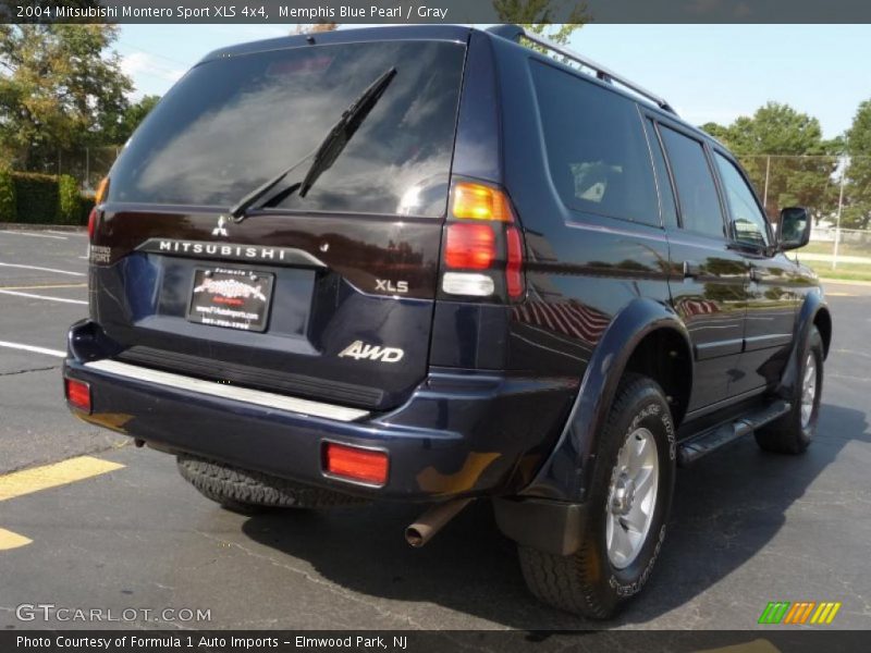 Memphis Blue Pearl / Gray 2004 Mitsubishi Montero Sport XLS 4x4