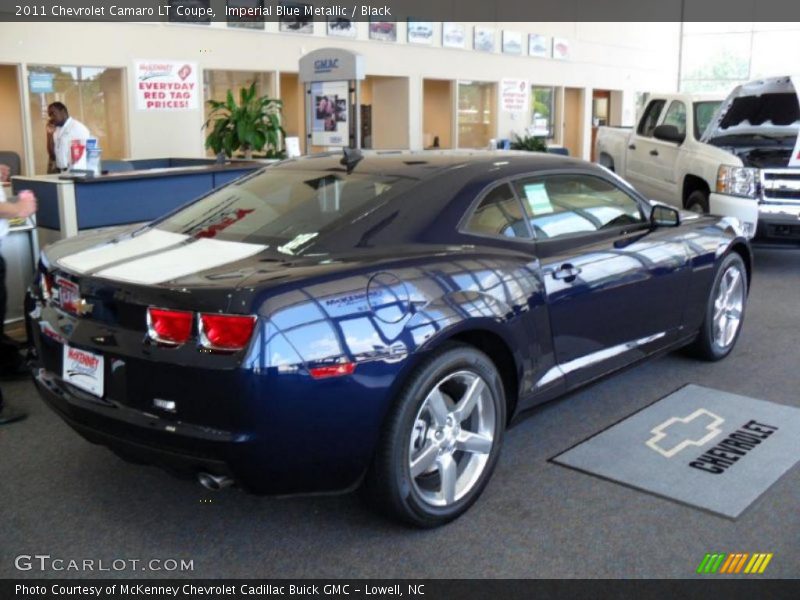 Imperial Blue Metallic / Black 2011 Chevrolet Camaro LT Coupe