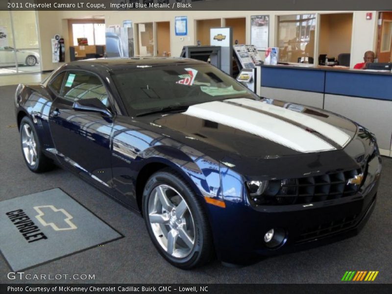 Imperial Blue Metallic / Black 2011 Chevrolet Camaro LT Coupe