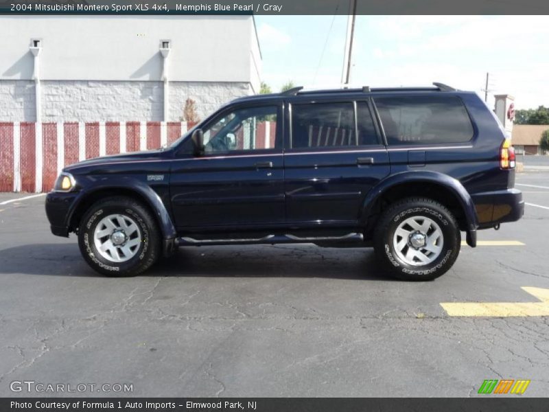 Memphis Blue Pearl / Gray 2004 Mitsubishi Montero Sport XLS 4x4