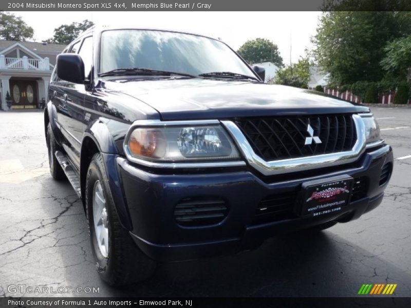 Memphis Blue Pearl / Gray 2004 Mitsubishi Montero Sport XLS 4x4