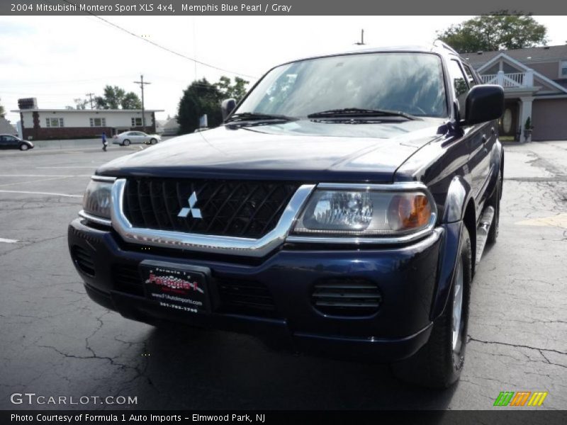 Memphis Blue Pearl / Gray 2004 Mitsubishi Montero Sport XLS 4x4