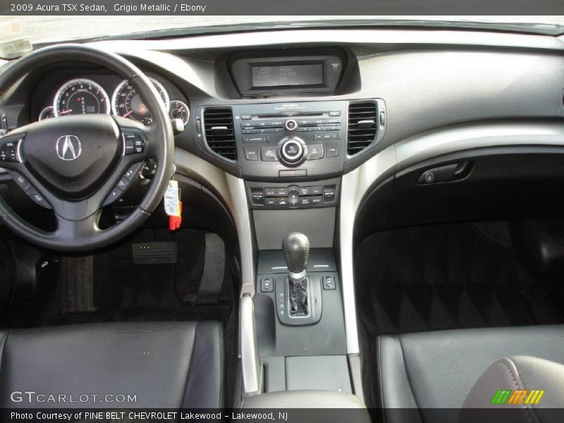 Grigio Metallic / Ebony 2009 Acura TSX Sedan