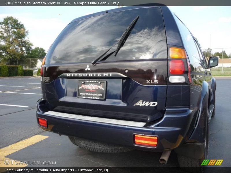 Memphis Blue Pearl / Gray 2004 Mitsubishi Montero Sport XLS 4x4
