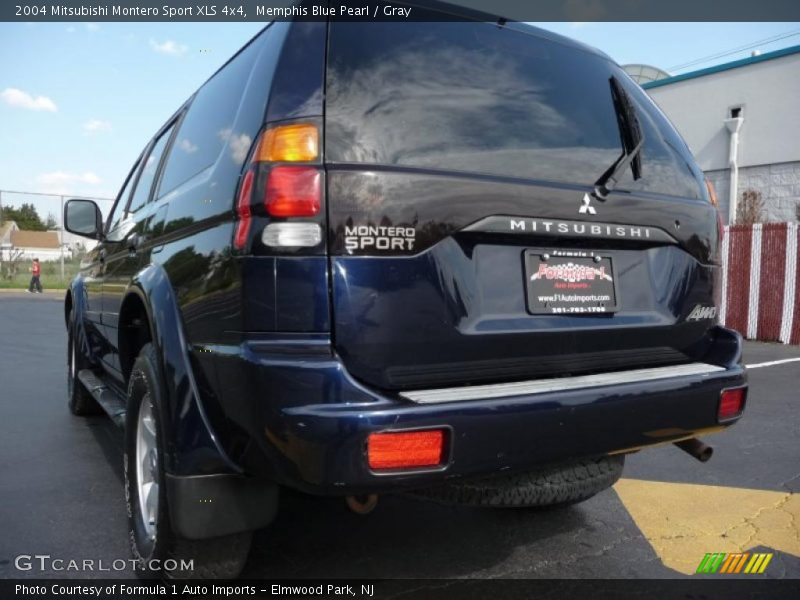 Memphis Blue Pearl / Gray 2004 Mitsubishi Montero Sport XLS 4x4