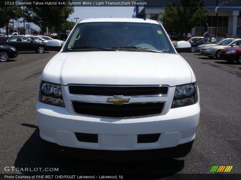 Summit White / Light Titanium/Dark Titanium 2010 Chevrolet Tahoe Hybrid 4x4