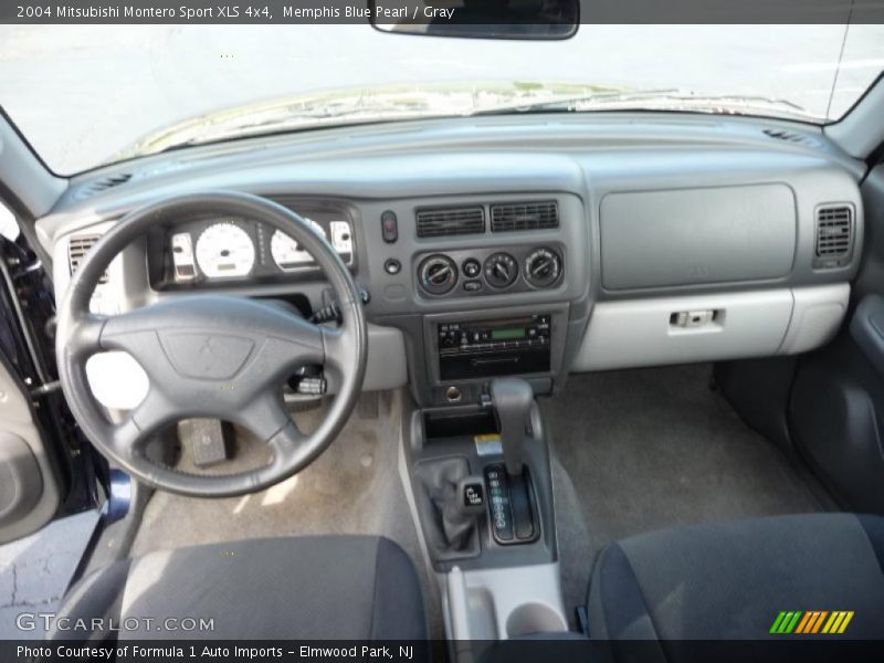 Memphis Blue Pearl / Gray 2004 Mitsubishi Montero Sport XLS 4x4