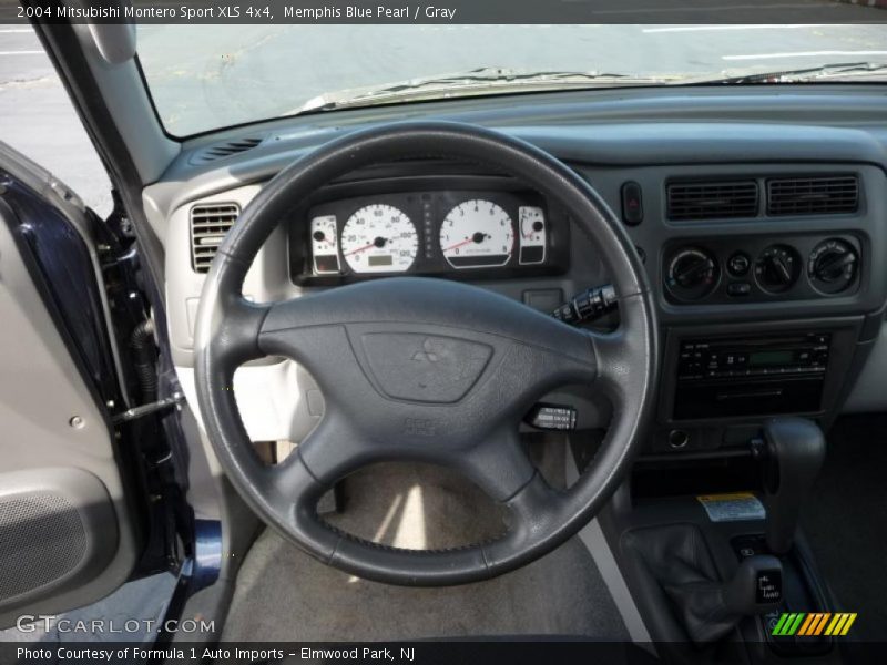 Memphis Blue Pearl / Gray 2004 Mitsubishi Montero Sport XLS 4x4