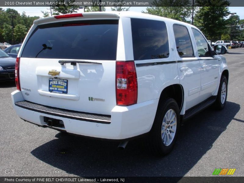 Summit White / Light Titanium/Dark Titanium 2010 Chevrolet Tahoe Hybrid 4x4