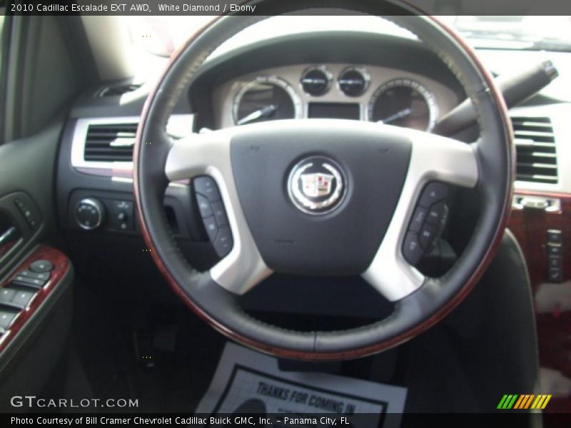 White Diamond / Ebony 2010 Cadillac Escalade EXT AWD