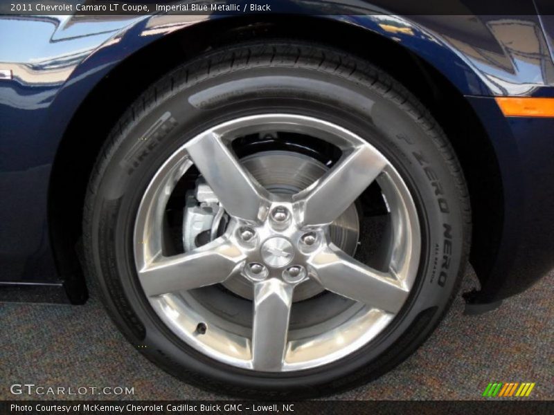 Imperial Blue Metallic / Black 2011 Chevrolet Camaro LT Coupe