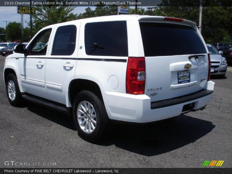 Summit White / Light Titanium/Dark Titanium 2010 Chevrolet Tahoe Hybrid 4x4