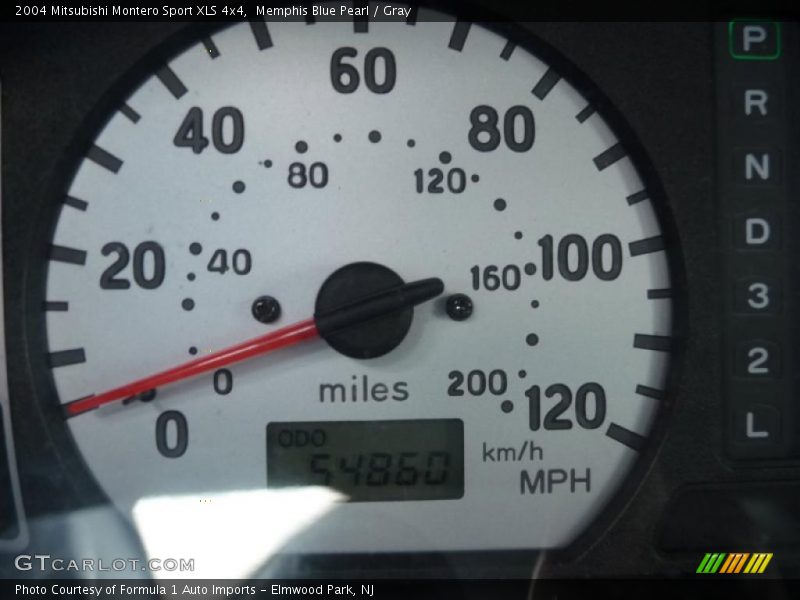 Memphis Blue Pearl / Gray 2004 Mitsubishi Montero Sport XLS 4x4
