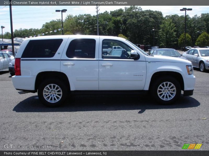 Summit White / Light Titanium/Dark Titanium 2010 Chevrolet Tahoe Hybrid 4x4