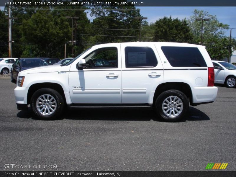 Summit White / Light Titanium/Dark Titanium 2010 Chevrolet Tahoe Hybrid 4x4