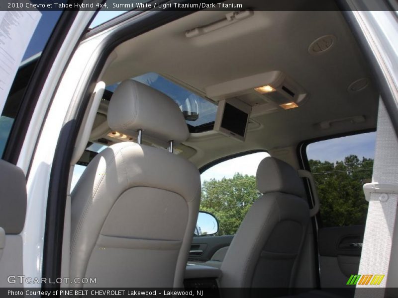 Summit White / Light Titanium/Dark Titanium 2010 Chevrolet Tahoe Hybrid 4x4