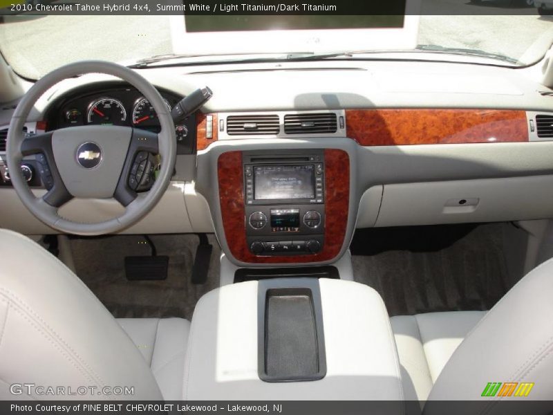 Summit White / Light Titanium/Dark Titanium 2010 Chevrolet Tahoe Hybrid 4x4