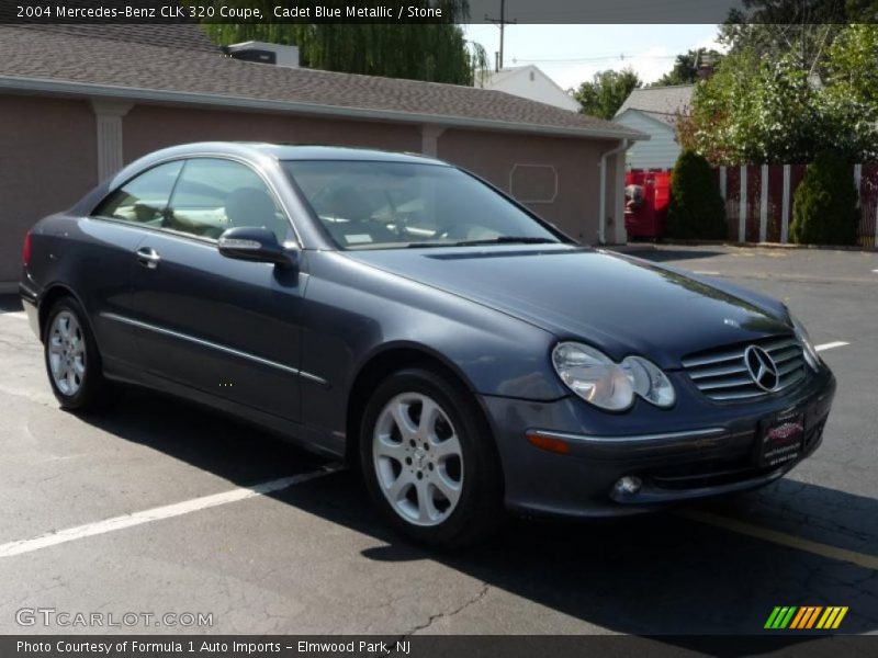 Cadet Blue Metallic / Stone 2004 Mercedes-Benz CLK 320 Coupe