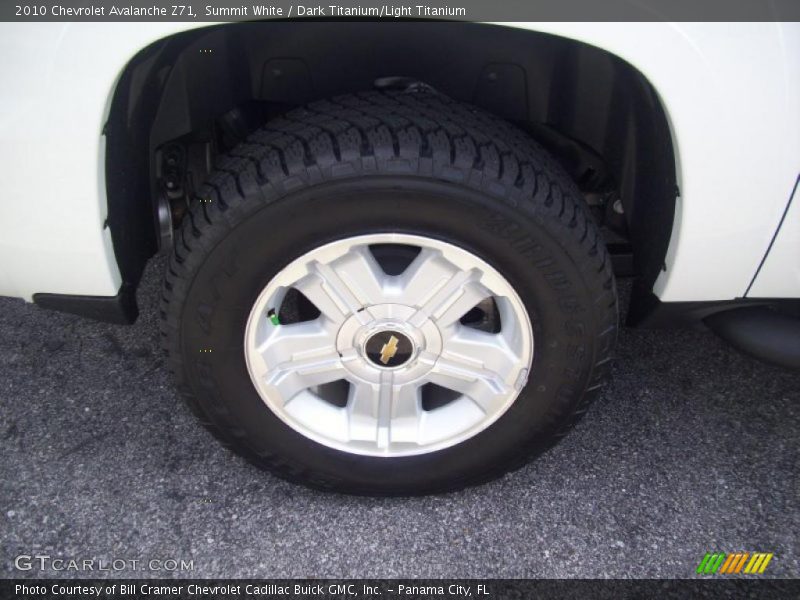 Summit White / Dark Titanium/Light Titanium 2010 Chevrolet Avalanche Z71