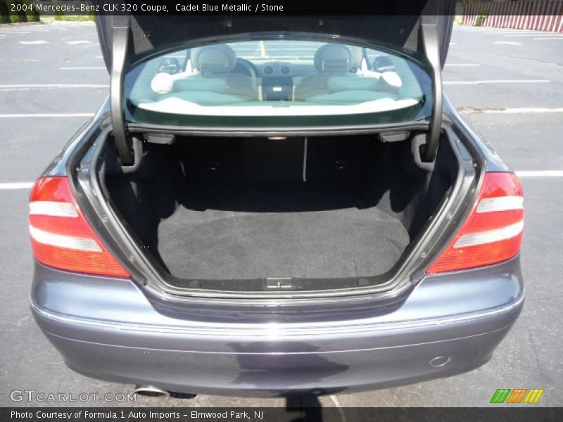 Cadet Blue Metallic / Stone 2004 Mercedes-Benz CLK 320 Coupe