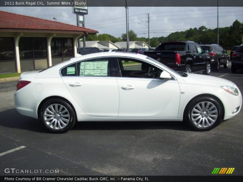 Summit White / Ebony 2011 Buick Regal CXL