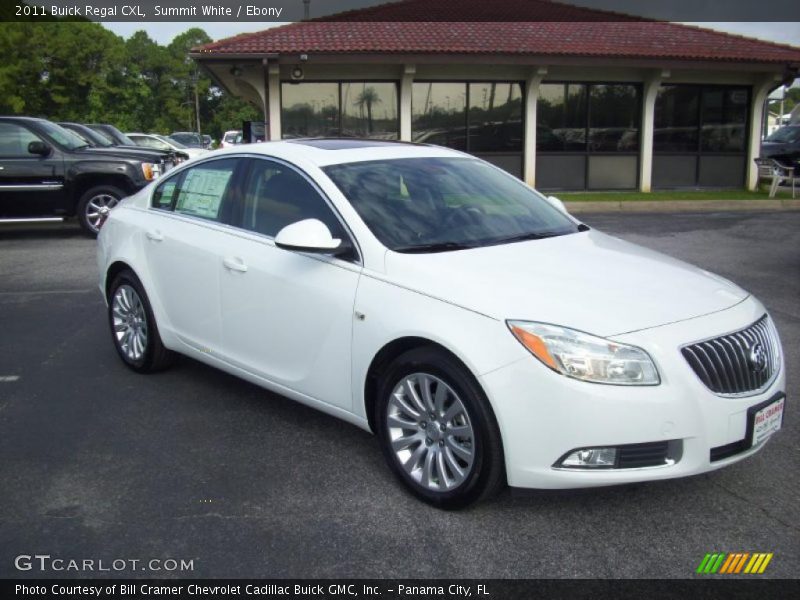 Summit White / Ebony 2011 Buick Regal CXL