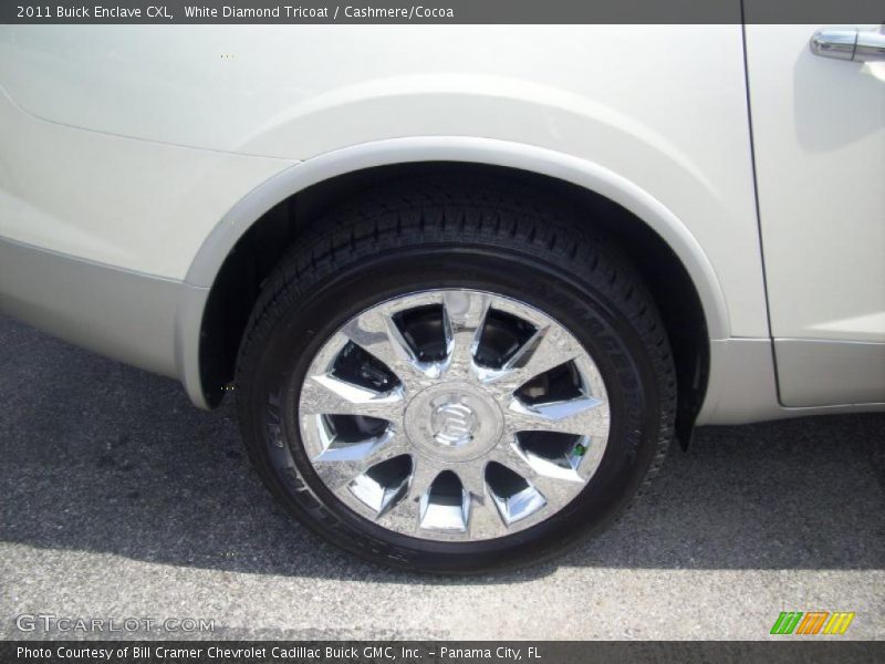 White Diamond Tricoat / Cashmere/Cocoa 2011 Buick Enclave CXL