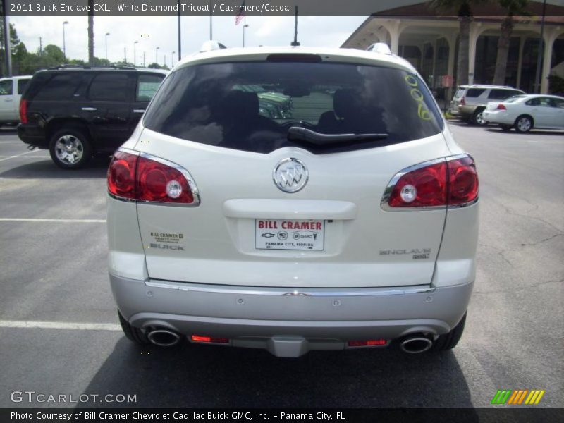 White Diamond Tricoat / Cashmere/Cocoa 2011 Buick Enclave CXL