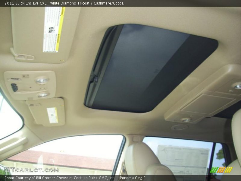 White Diamond Tricoat / Cashmere/Cocoa 2011 Buick Enclave CXL