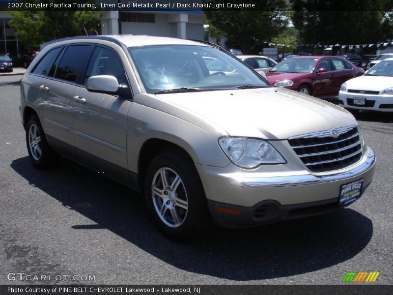 Linen Gold Metallic Pearl / Dark Khaki/Light Graystone 2007 Chrysler Pacifica Touring