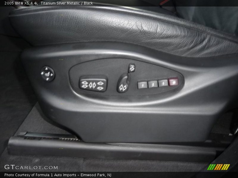 Titanium Silver Metallic / Black 2005 BMW X5 4.4i